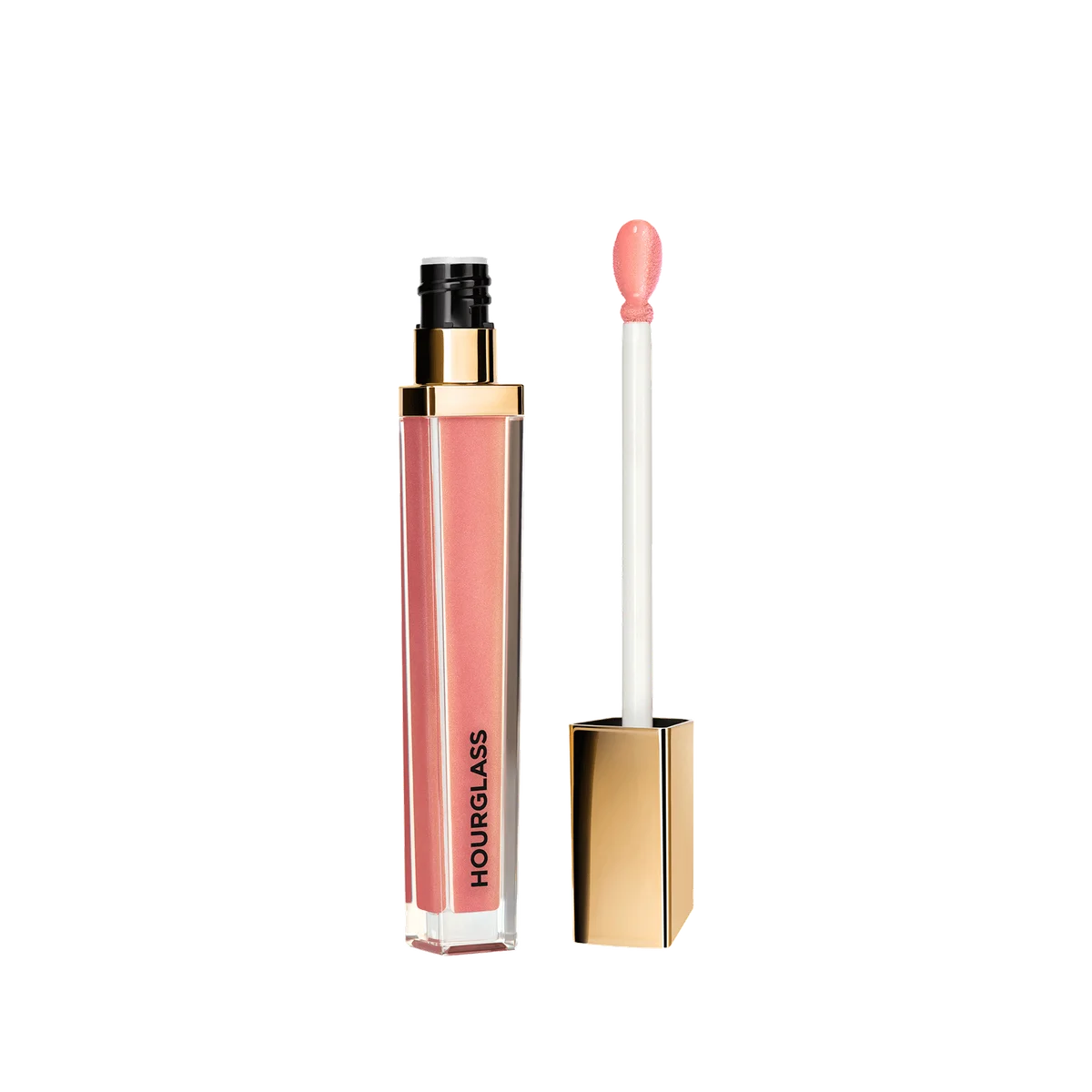 Hourglass Unreal™ High Shine Volumizing Lip Gloss — Fortune - Pink with Gold Pearl