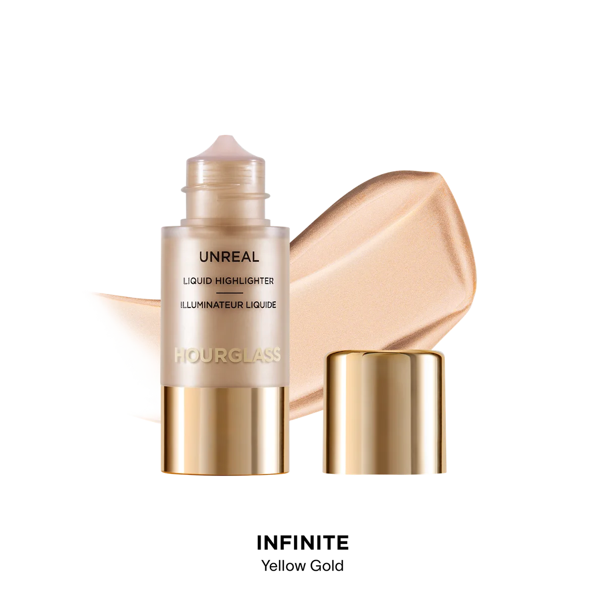 Hourglass Unreal Liquid Highlighter — Infinite - Yellow Gold