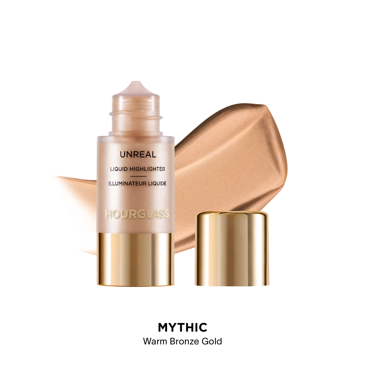 Hourglass Unreal Liquid Highlighter — Mythic - Warm Bronze Gold